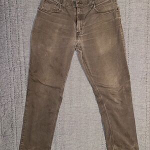 Carhartt gray faded relaxed fit jeans 33x32 carpenter